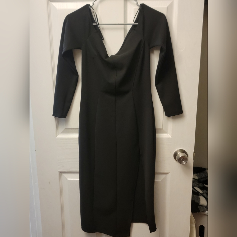 Elegant Black Women's Dress